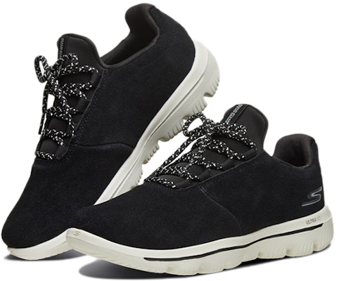 (Women) Skechers Go Walk Low-Top Black/White 15728-BLK Shop (Women) Skechers Go Walk Low-Top Black/White 15728-BLK