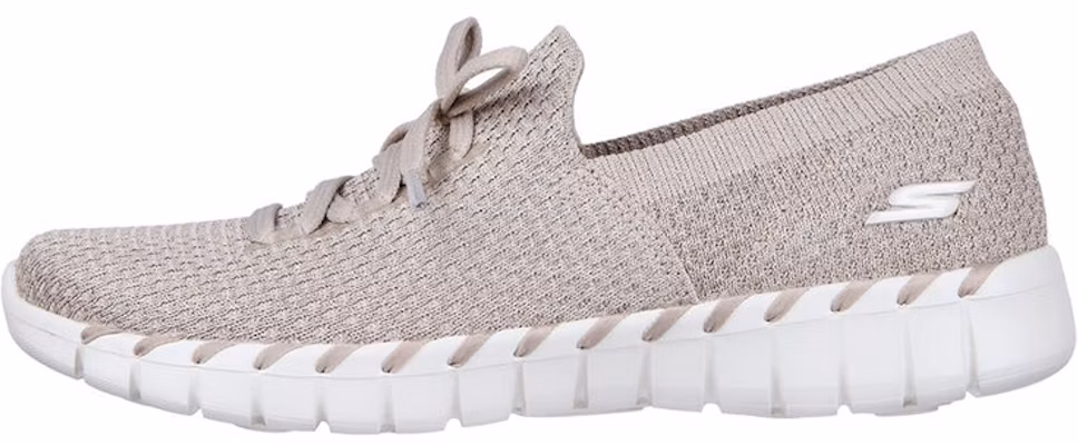 (Women) Skechers Go Walk Low 'Comfort Casual Grey-Tan' 124731-TPE Buy (Women) Skechers Go Walk Low 'Comfort Casual Grey-Tan' 124731-TPE