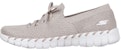 (W) Skechers Go Walk Rendah 'Keselesaan Kasual Kelabu-Coklat' 124731-TPE