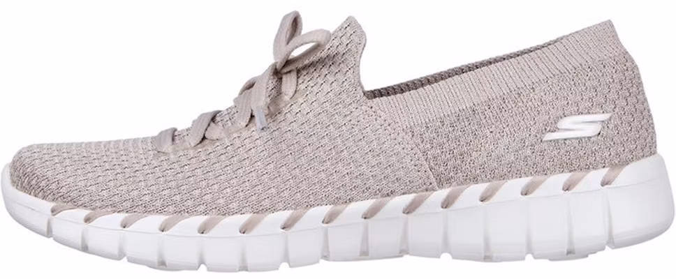 (Women) Skechers Go Walk Low 'Comfort Casual Grey-Tan' 124731-TPE Buy (Women) Skechers Go Walk Low 'Comfort Casual Grey-Tan' 124731-TPE