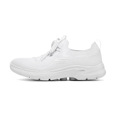 (W) Skechers Go Walk Radiant Summer 'White Silver'