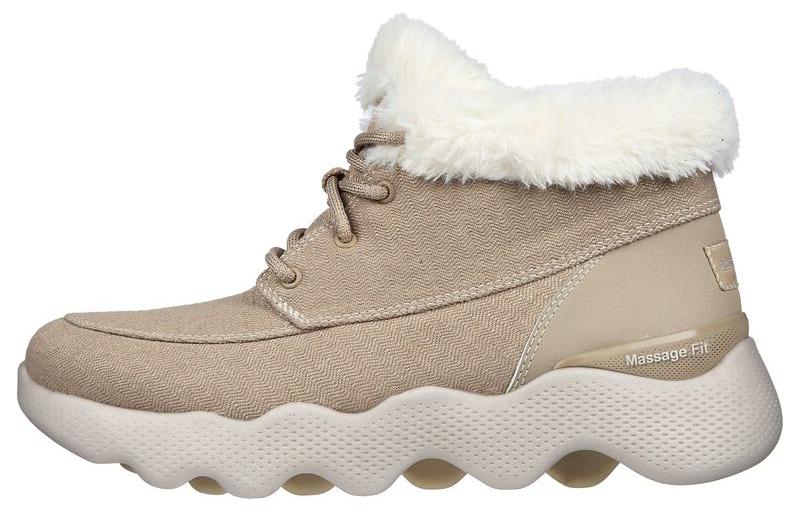 (Women) Skechers Go Walk Massage Fit Boot 'Bountiful Brown' 144620-TPE