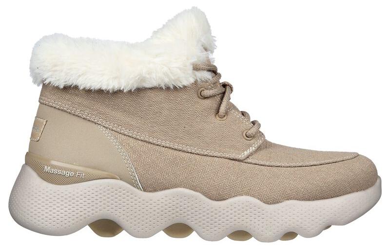 Order (Women) Skechers Go Walk Massage Fit Boot 'Bountiful Brown' 144620-TPE