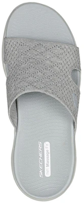 (Women) Skechers Go Walk Massage Slip-On 'Grey Comfort' 140626-GRY Shop (Women) Skechers Go Walk Massage Slip-On 'Grey Comfort' 140626-GRY