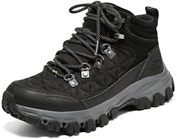 Skechers Go Walk Outdoor Edgemont 防滑耐磨輕便 低幫 戶外功能鞋 女款 黑 Lookbook Skechers Go Walk Outdoor Edgemont 防滑耐磨輕便 低幫 戶外功能鞋 女款 黑