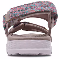 Shop Skechers Go Walk Outdoors 柔軟舒適運動涼鞋 女款 灰褐色