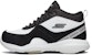 (W) Skechers Go Walk Revolution Ultra 'Hitam Putih' 667062-BKW