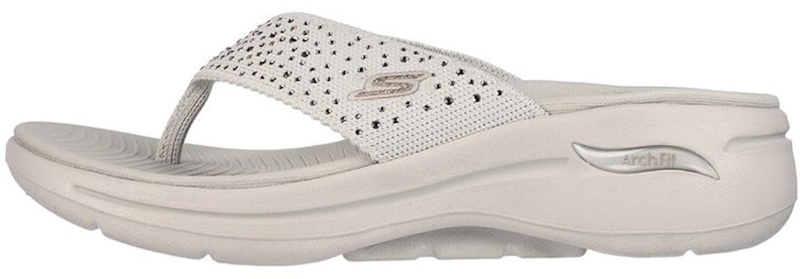 (Women) Skechers Go Walk Sandal 'Beige' 140228-NAT Buy (Women) Skechers Go Walk Sandal 'Beige' 140228-NAT