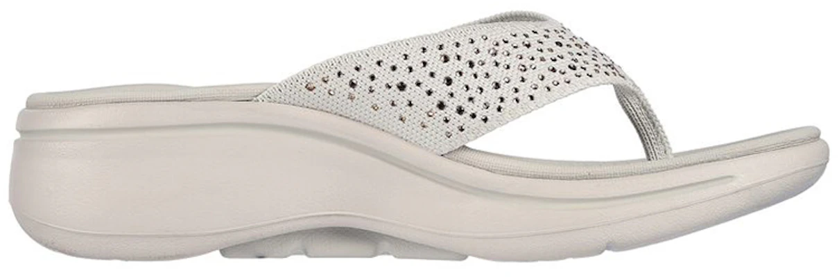 (Women) Skechers Go Walk Sandal 'Beige' 140228-NAT Order (Women) Skechers Go Walk Sandal 'Beige' 140228-NAT