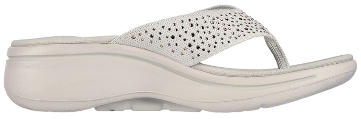 (Women) Skechers Go Walk Sandal 'Beige' 140228-NAT Order (Women) Skechers Go Walk Sandal 'Beige' 140228-NAT