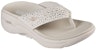 (W) Skechers Go Walk Sandal 'Beige' Beig 140228-NAT