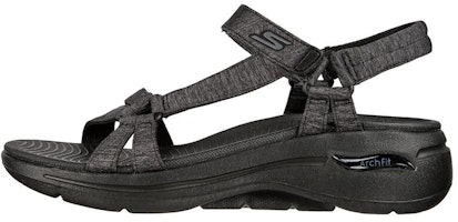(Women) Skechers Go Walk Sandal 'Black' 140225-BBK (Women) Skechers Go Walk Sandal 'Black' 140225-BBK
