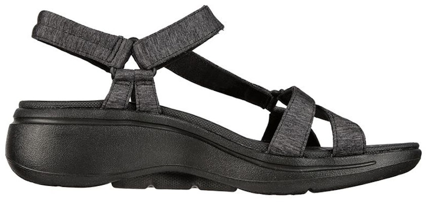 (Women) Skechers Go Walk Sandal 'Black' 140225-BBK Order (Women) Skechers Go Walk Sandal 'Black' 140225-BBK