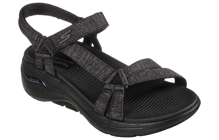 Lookbook (Women) Skechers Go Walk Sandal 'Black' 140225-BBK