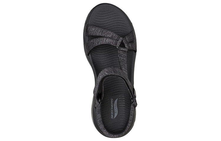 Shop (Women) Skechers Go Walk Sandal 'Black' 140225-BBK