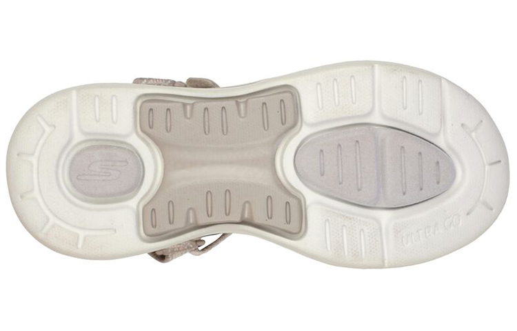 Shop (W) Skechers Go Walk Sandal 'Fashion Kasual - Abu Beige' 140256-TPE