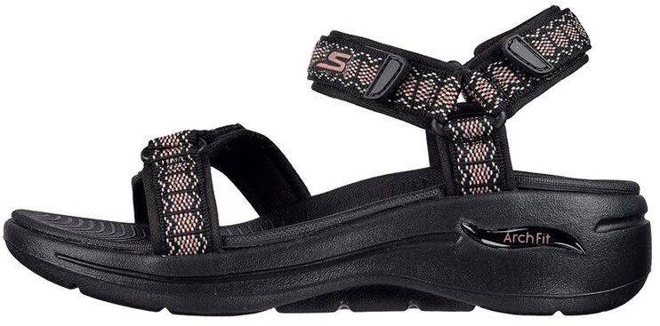 women-skechers-go-walk-sandal-casual-fashion-black-140256-blk