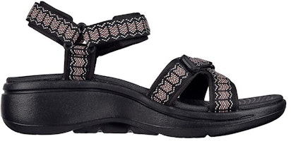 Order (W) Sandalia Skechers Go Walk 'Moda Casual Negra' 140256-BLK
