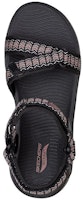 Shop (W) Sandalia Skechers Go Walk 'Moda Casual Negra' 140256-BLK