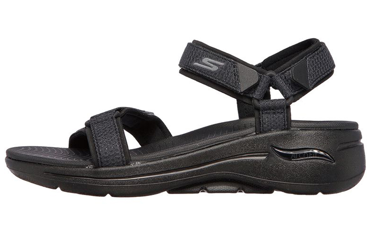(Women) Skechers Go Walk Sandal 'Comfort Black' 140251-BBK