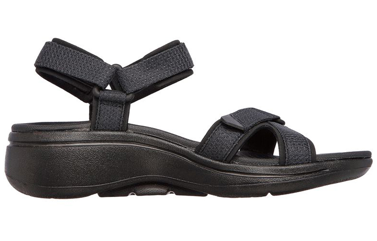 Order (W) Skechers Go Walk Sandalia 'Comfort Black' 140251-BBK