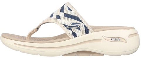 (Women) Skechers Go Walk Sandal 'Natural' 140231-NAT (Women) Skechers Go Walk Sandal 'Natural' 140231-NAT