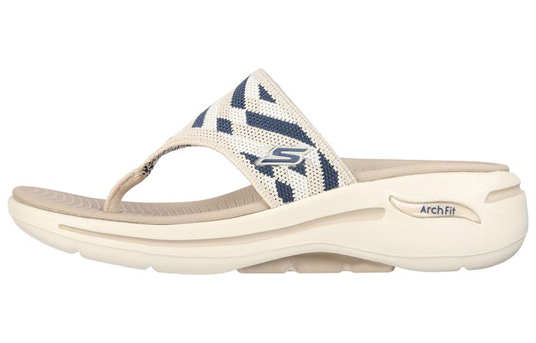 (Women) Skechers Go Walk Sandal 'Natural' 140231-NAT