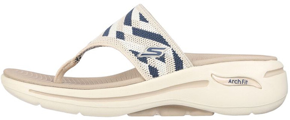 (Women) Skechers Go Walk Sandal 'Natural' 140231-NAT Buy (Women) Skechers Go Walk Sandal 'Natural' 140231-NAT