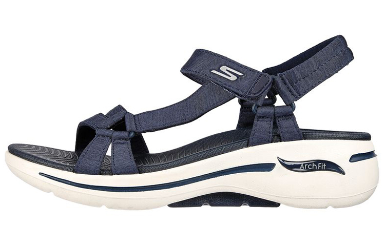 (Women) Skechers Go Walk Sandal 'Navy' 140225-NVY