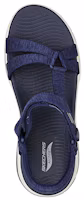 Lookbook Skechers Go Walk 時尚運動涼鞋 女式 海軍藍