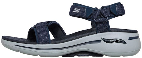 (Women) Skechers Go Walk Sandal 'Navy Comfort' 140251-NVY (Women) Skechers Go Walk Sandal 'Navy Comfort' 140251-NVY