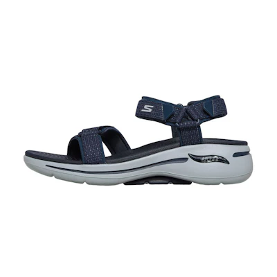 (W) Skechers Go Walk Sandal 'Navy CMFT'