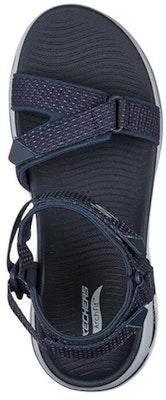 (Women) Skechers Go Walk Sandal 'Navy Comfort' 140251-NVY Shop (Women) Skechers Go Walk Sandal 'Navy Comfort' 140251-NVY