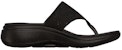 (W) Skechers Go Walk Sandal 'Hitam Tulen' 140221-BBK