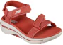Lookbook (Women) Skechers Go Walk Sandal 'Red Brown' 140251-RUST