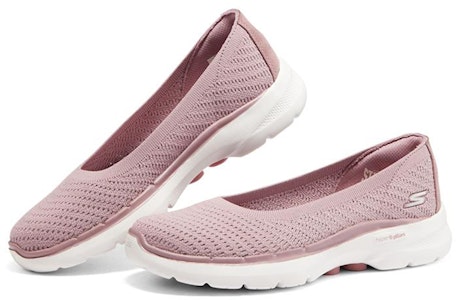 (W) Skechers Go Walk 6 粉色鞋 896129-MVE Lookbook (W) Skechers Go Walk 6 粉色鞋 896129-MVE