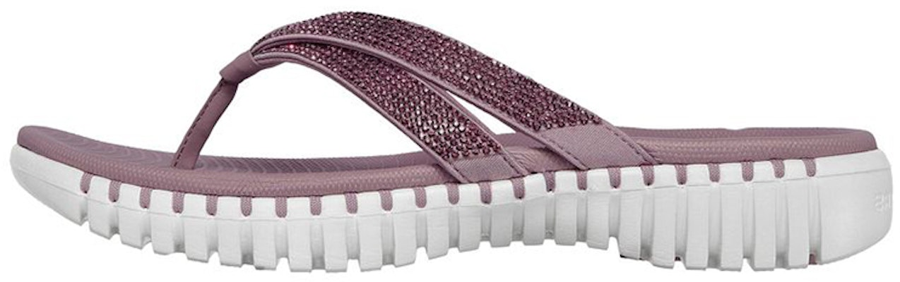 (W) Skechers Go Walk Slide 'Lavender' - Selipar Skechers Go Walk 'Lavender'. 140177-LAV Buy (W) Skechers Go Walk Slide 'Lavender' - Selipar Skechers Go Walk 'Lavender'. 140177-LAV