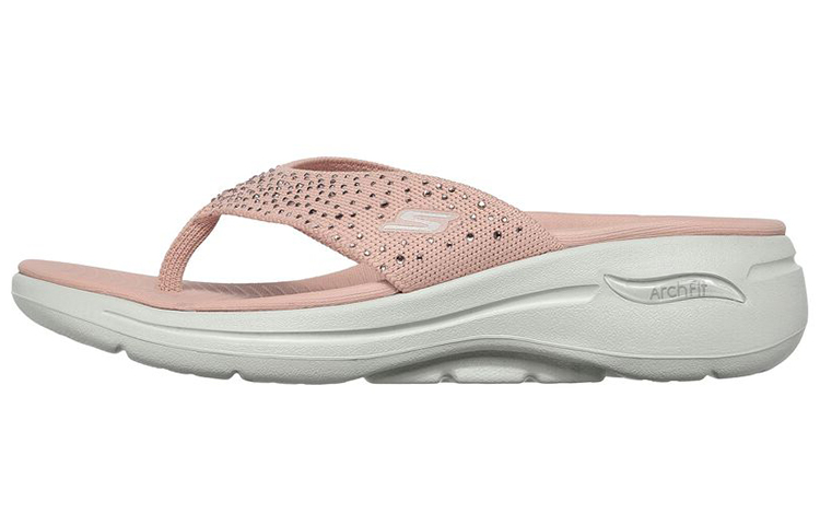 Buy (Women) Skechers Go Walk Slide 'Pink' 140228-ROS