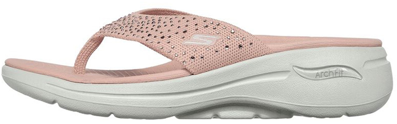 (Women) Skechers Go Walk Slide 'Pink' 140228-ROS Buy (Women) Skechers Go Walk Slide 'Pink' 140228-ROS