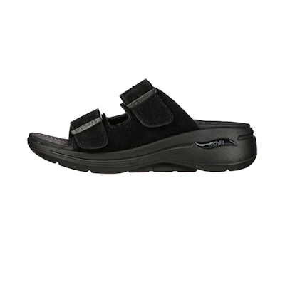 (W) Skechers Go Walk Slip-On 'Black'