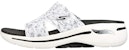 (W) Skechers Go Walk Slip-On 'Hitam dan Putih' 140249-WBK