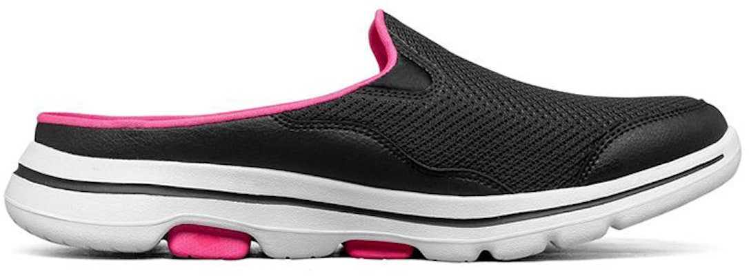 Skechers GO WALK 舒適透氣 一腳蹬運動休閒鞋 女款 黑粉色 Order Skechers GO WALK 舒適透氣 一腳蹬運動休閒鞋 女款 黑粉色
