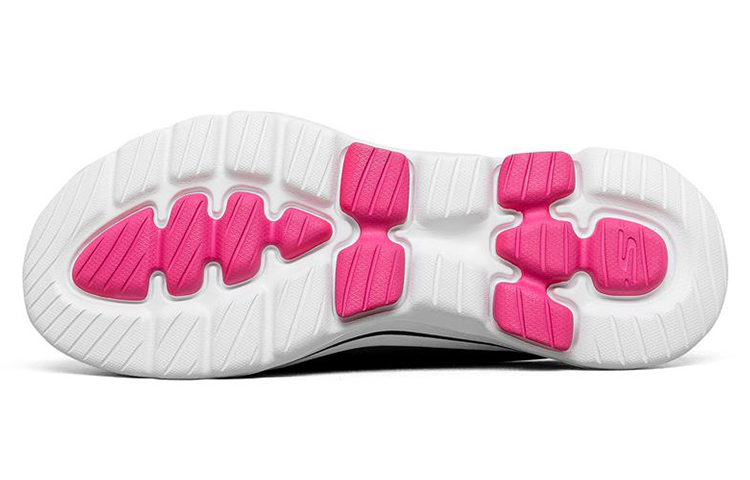 Purchase (Women) Skechers GO WALK Slip-On 'Black Pink' 124023-BKHP