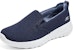 (W) Skechers GO WALK Slip-On 'Biru Kelabu' 124722-NVGY