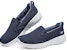 (W) Skechers GO WALK Slip-On 'Biru Kelabu' 124722-NVGY