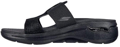 (Women) Skechers Go Walk Slip-On 'Casual Black' 140243-BBK (Women) Skechers Go Walk Slip-On 'Casual Black' 140243-BBK
