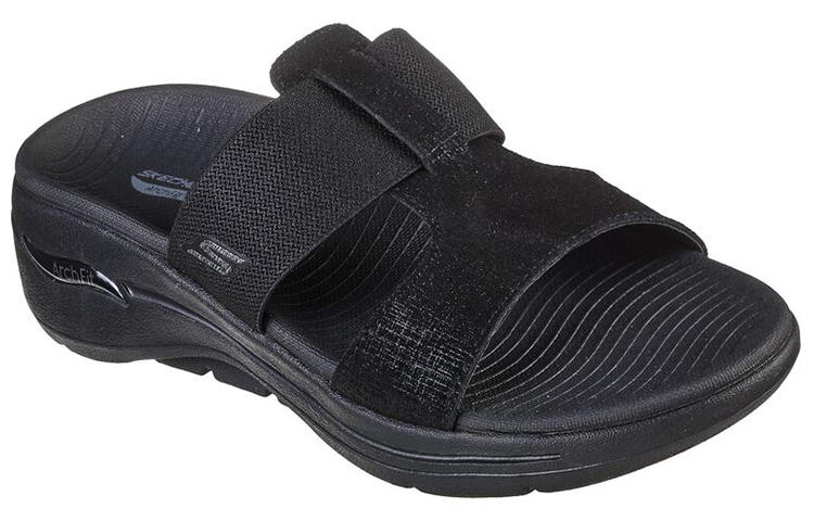 Lookbook (Women) Skechers Go Walk Slip-On 'Casual Black' 140243-BBK