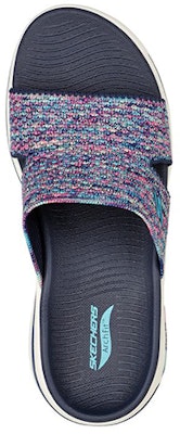 (Women) Skechers Go Walk Slip-On 'Casual Fashion Blue Purple' 140249-NVMT Shop (Women) Skechers Go Walk Slip-On 'Casual Fashion Blue Purple' 140249-NVMT