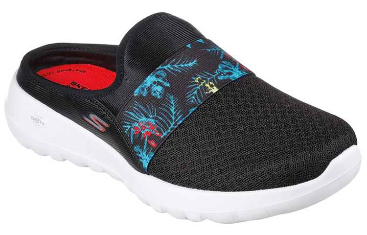 Lookbook (Women) Skechers Go Walk Slip-On 'Fashion Casual Black' 124713-BKRD
