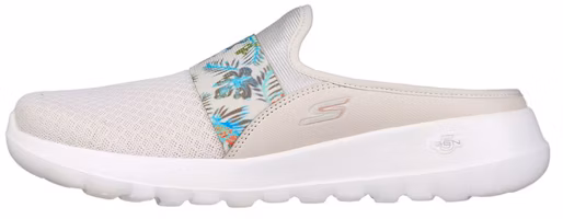 (Women) Skechers Go Walk Slip-On 'Fashion Casual Grey White' 124713-NTCL (Women) Skechers Go Walk Slip-On 'Fashion Casual Grey White' 124713-NTCL